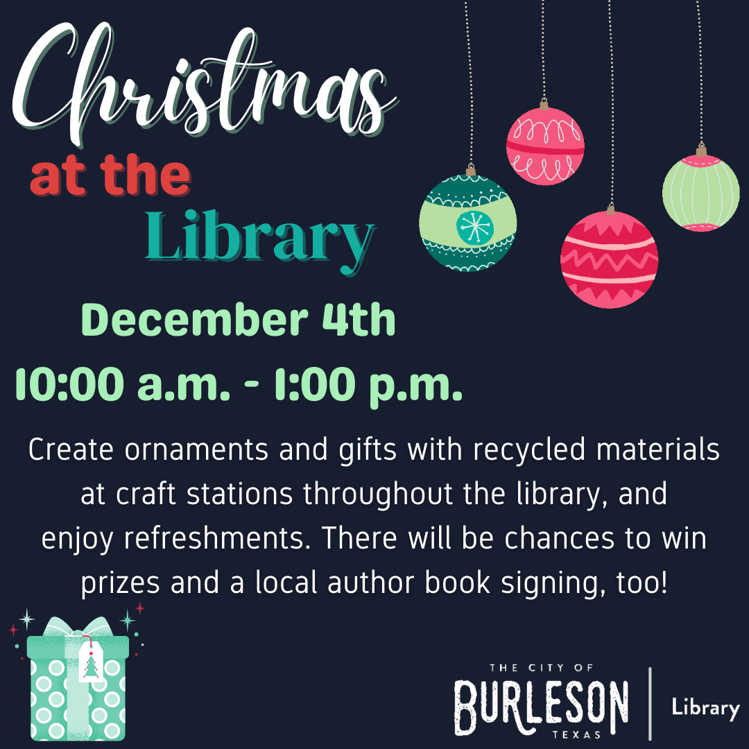 Christmas at the Library Social Media