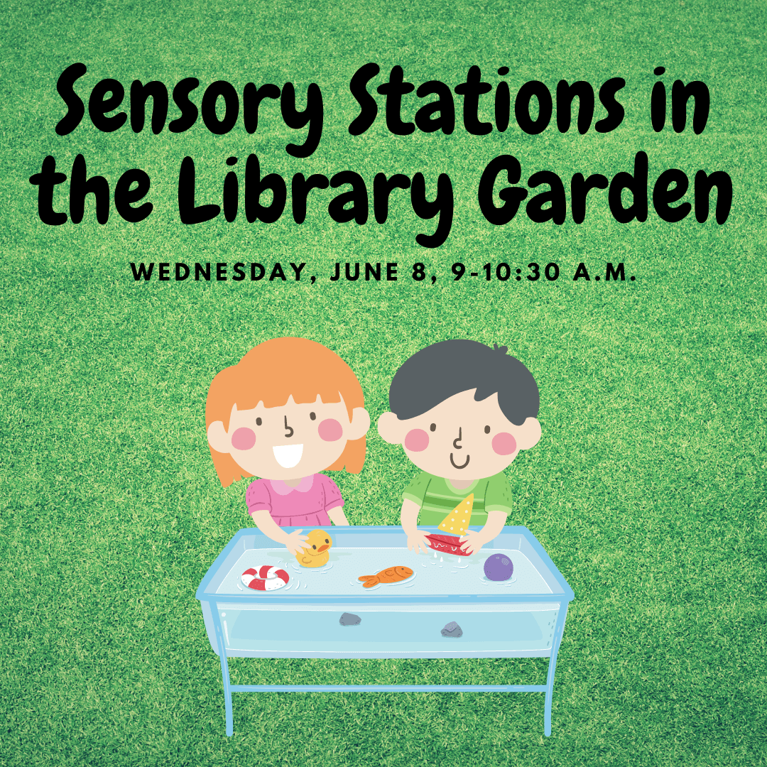 Sensory Stations in the Library Garden
