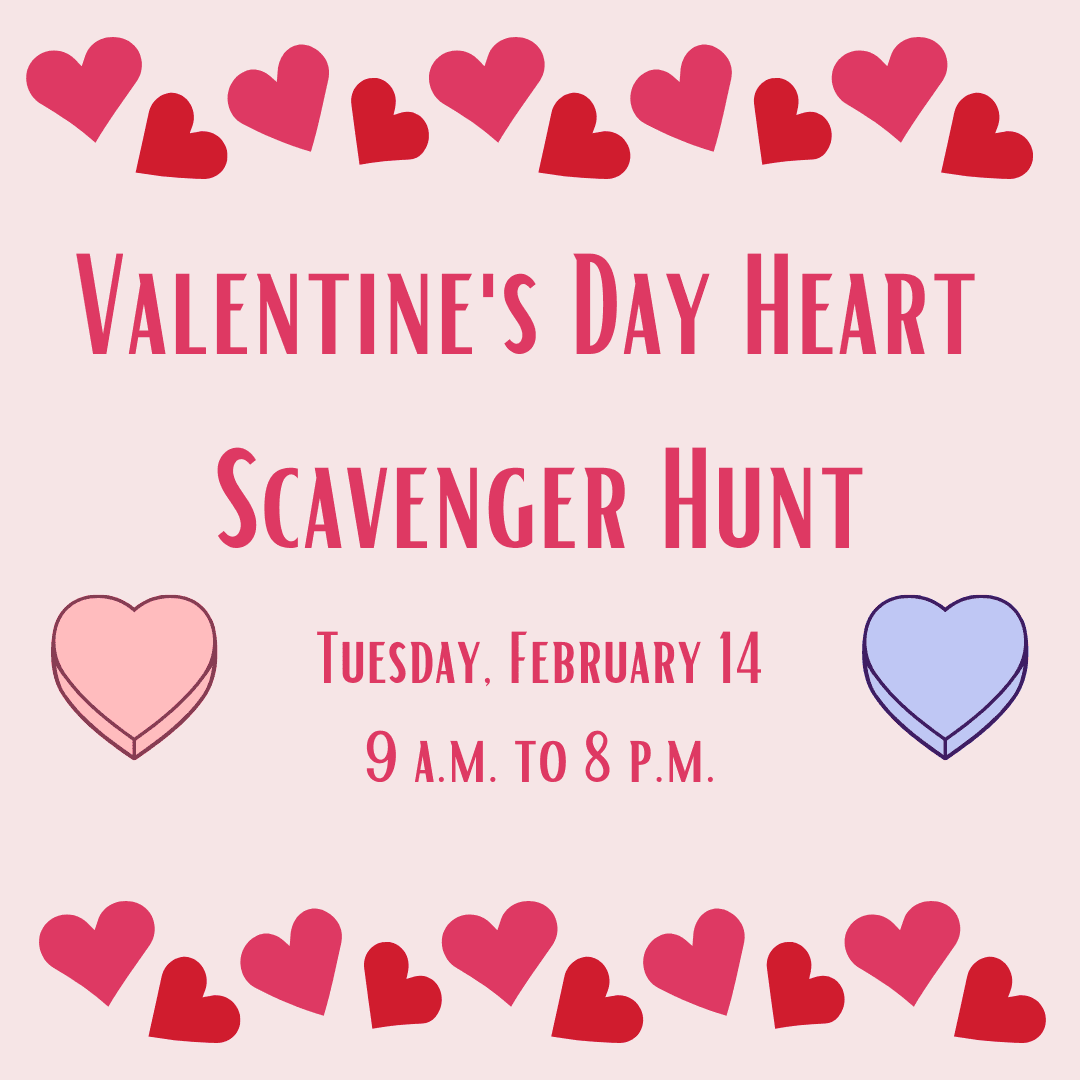 Valentines Day Heart Scavenger Hunt