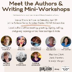 APR23 Author Event Promotional Graphic