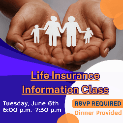 Life Insurance Informational Dinner Web image