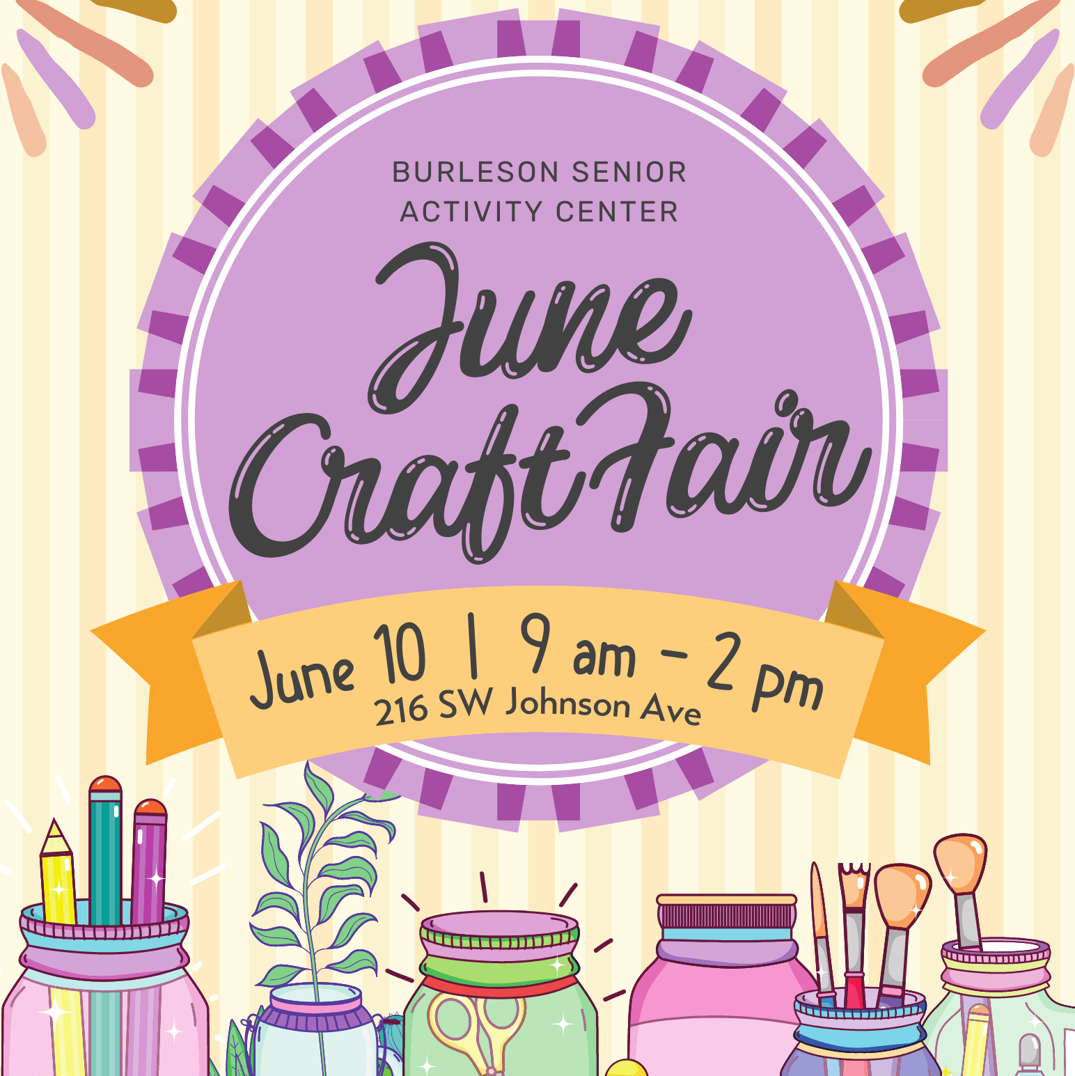 June Craft Fair - Flyer
