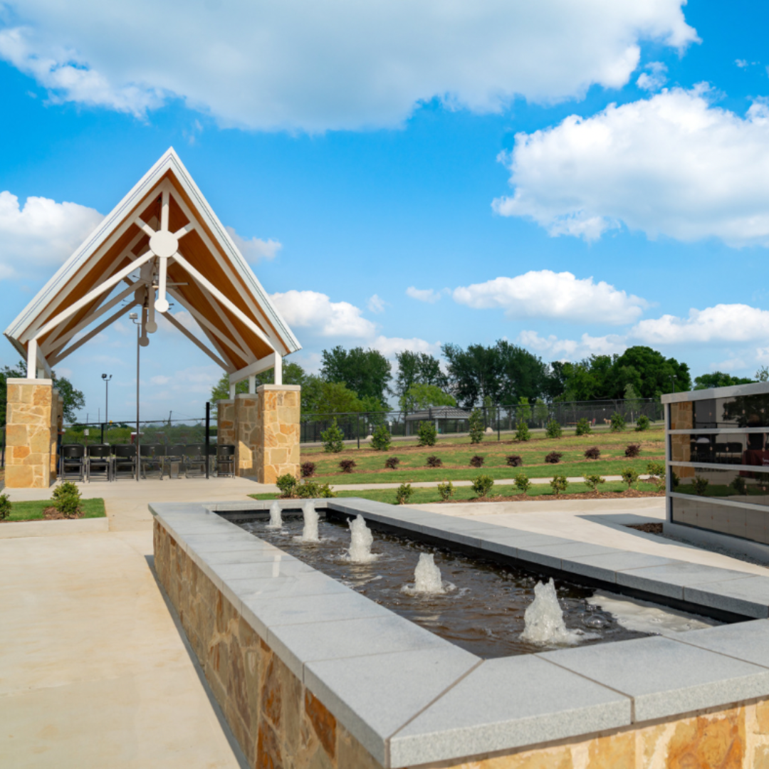 photo of the Burleson Memorial Cemetery expansion