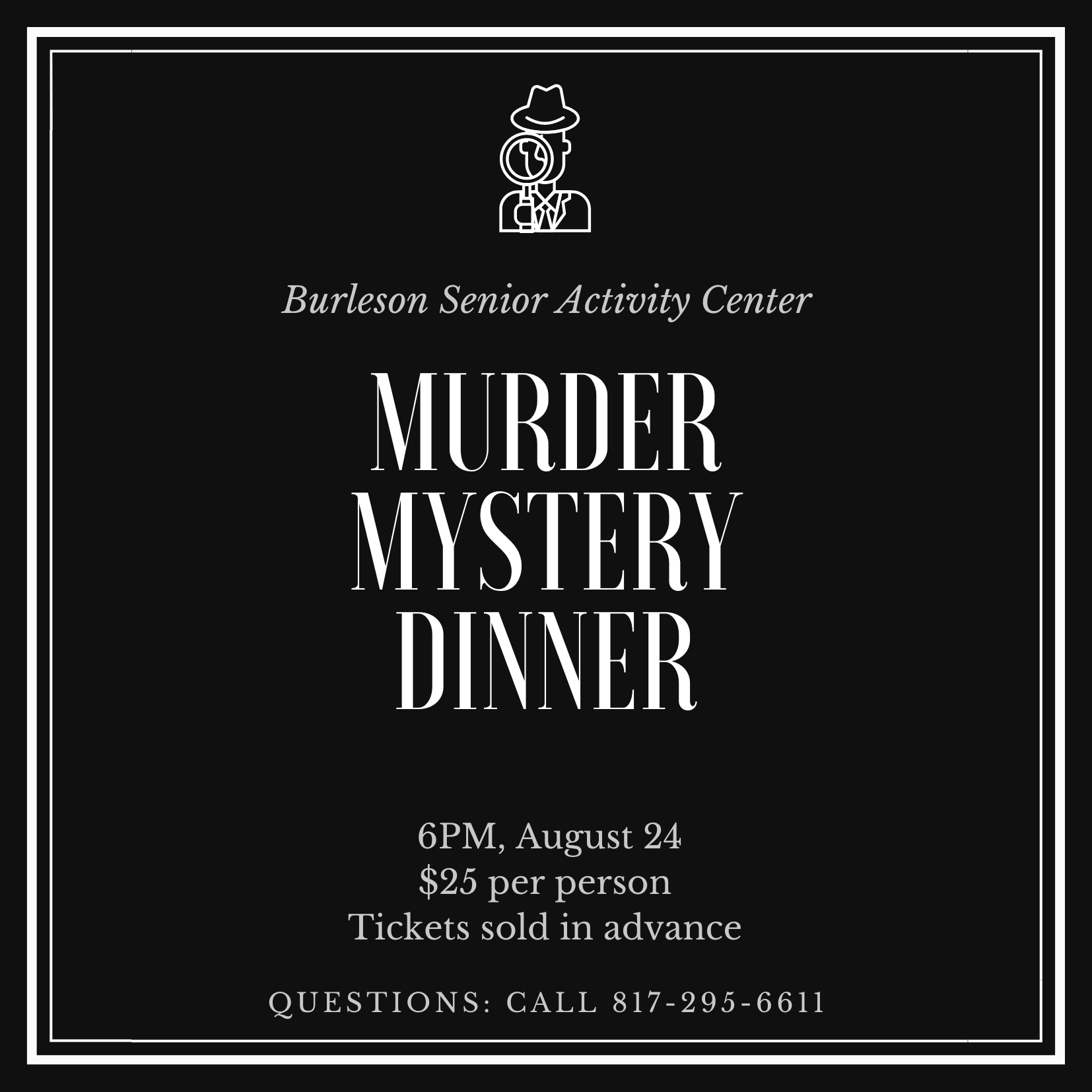 Murder Mystery Dinner