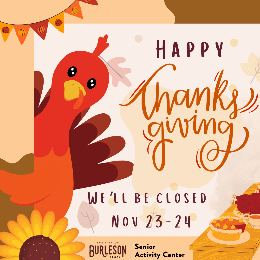 Happy Thanksgiving Sr. Center
