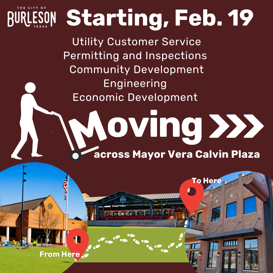 graphic of city services moving to the city hall annex