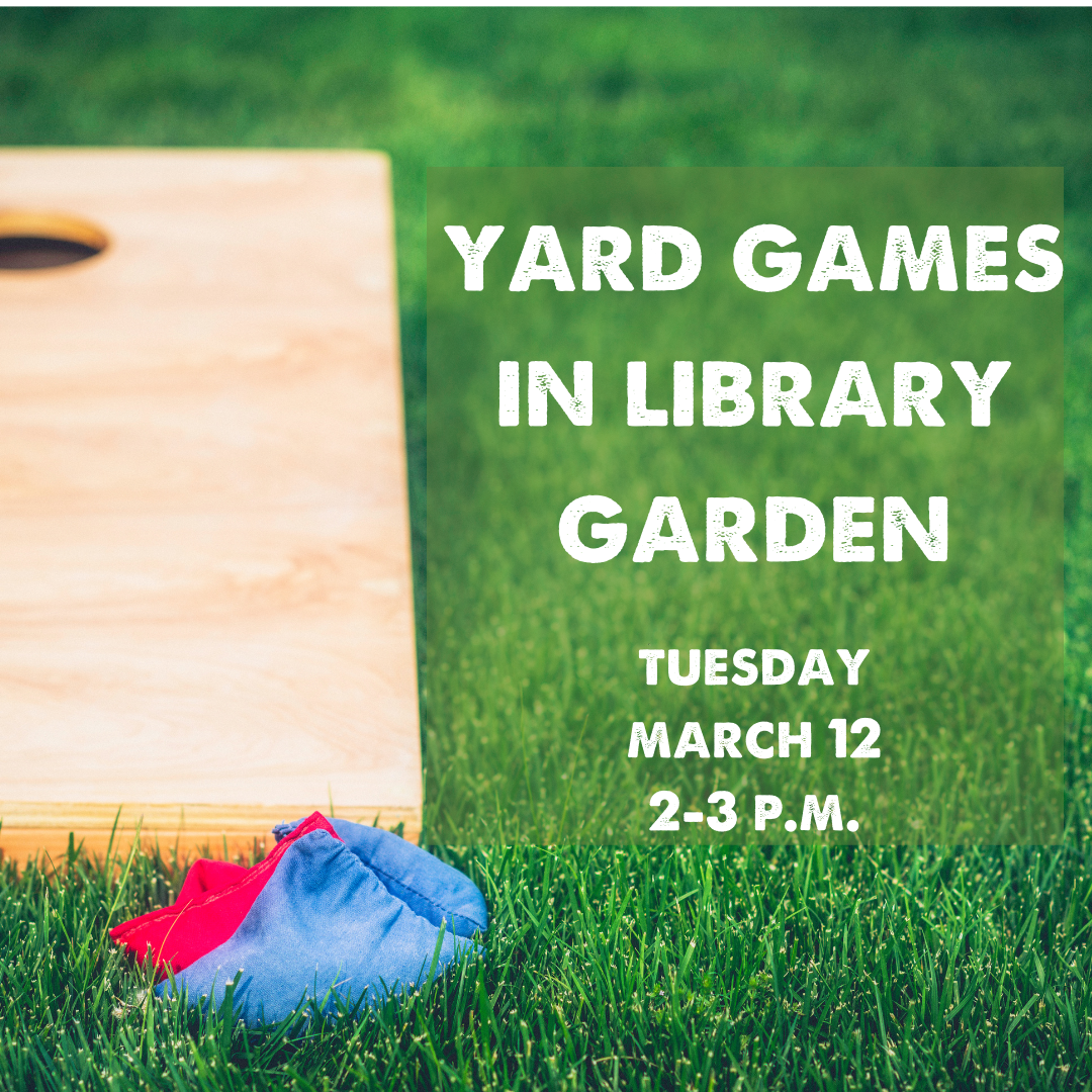 yard games in library garden