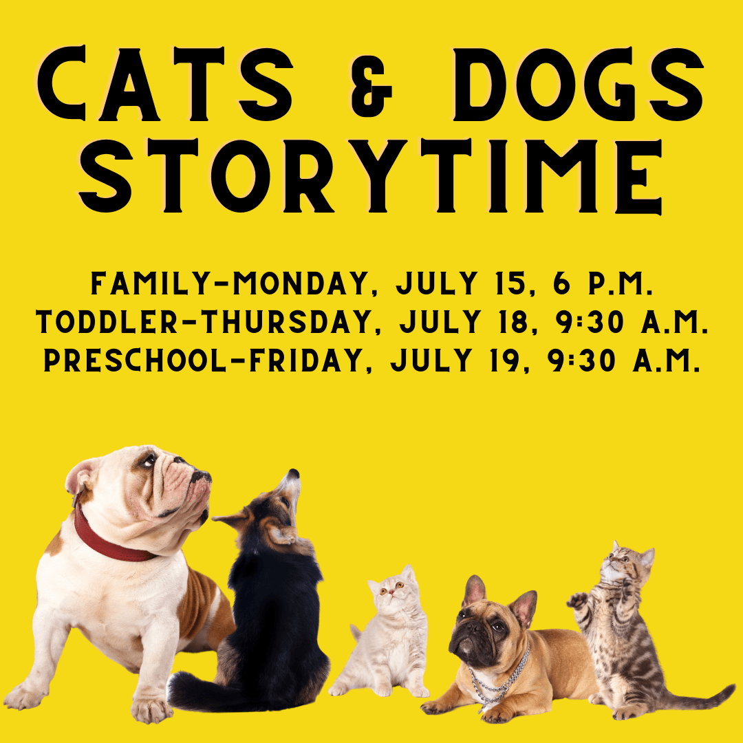 Cats  dogs storytime