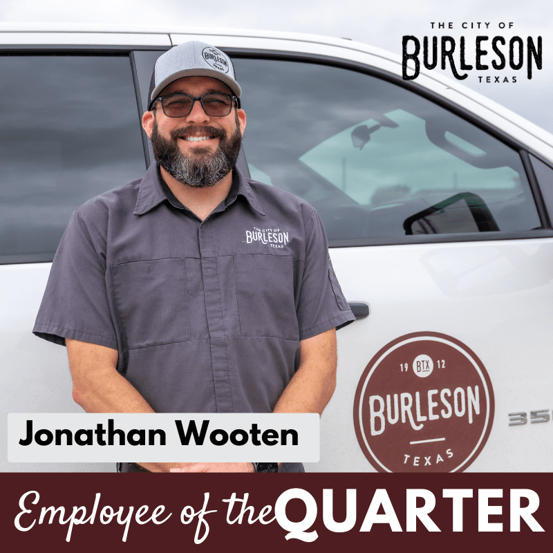 Employee of the Quarter Jonathan Wooten