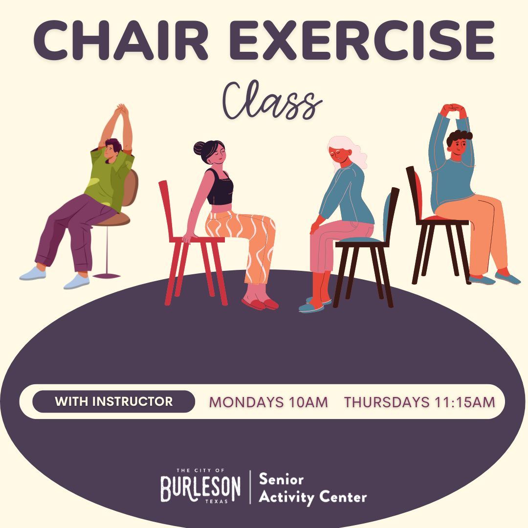 Chair Exercise Class (Instagram Post)