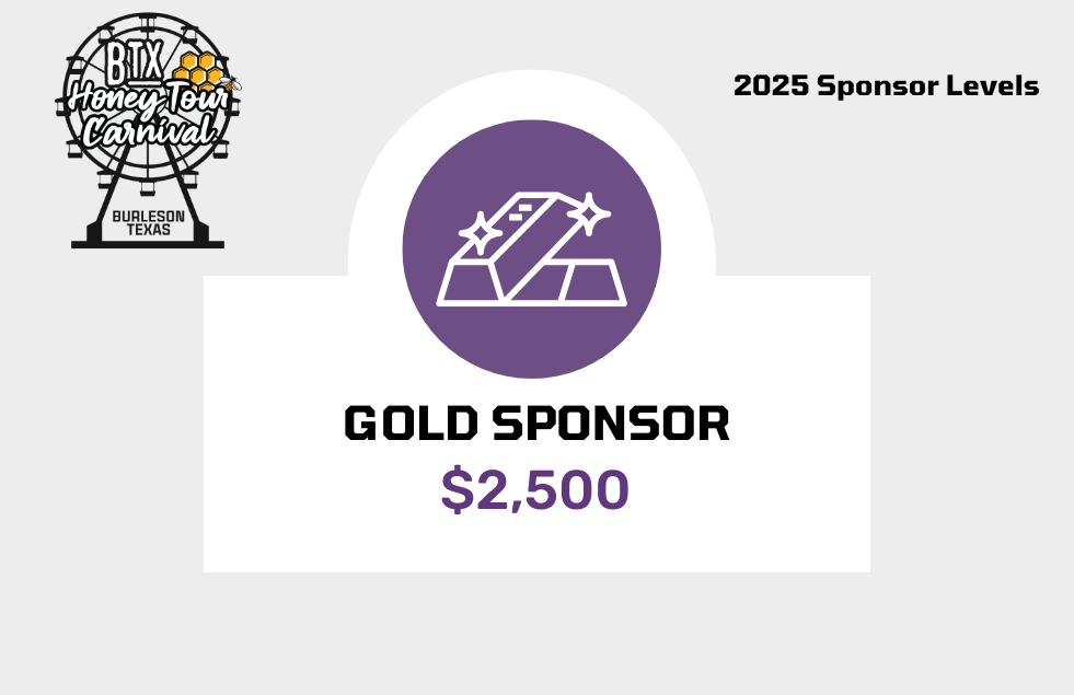 Honey Tour Carnival Sponsorship Tier Button