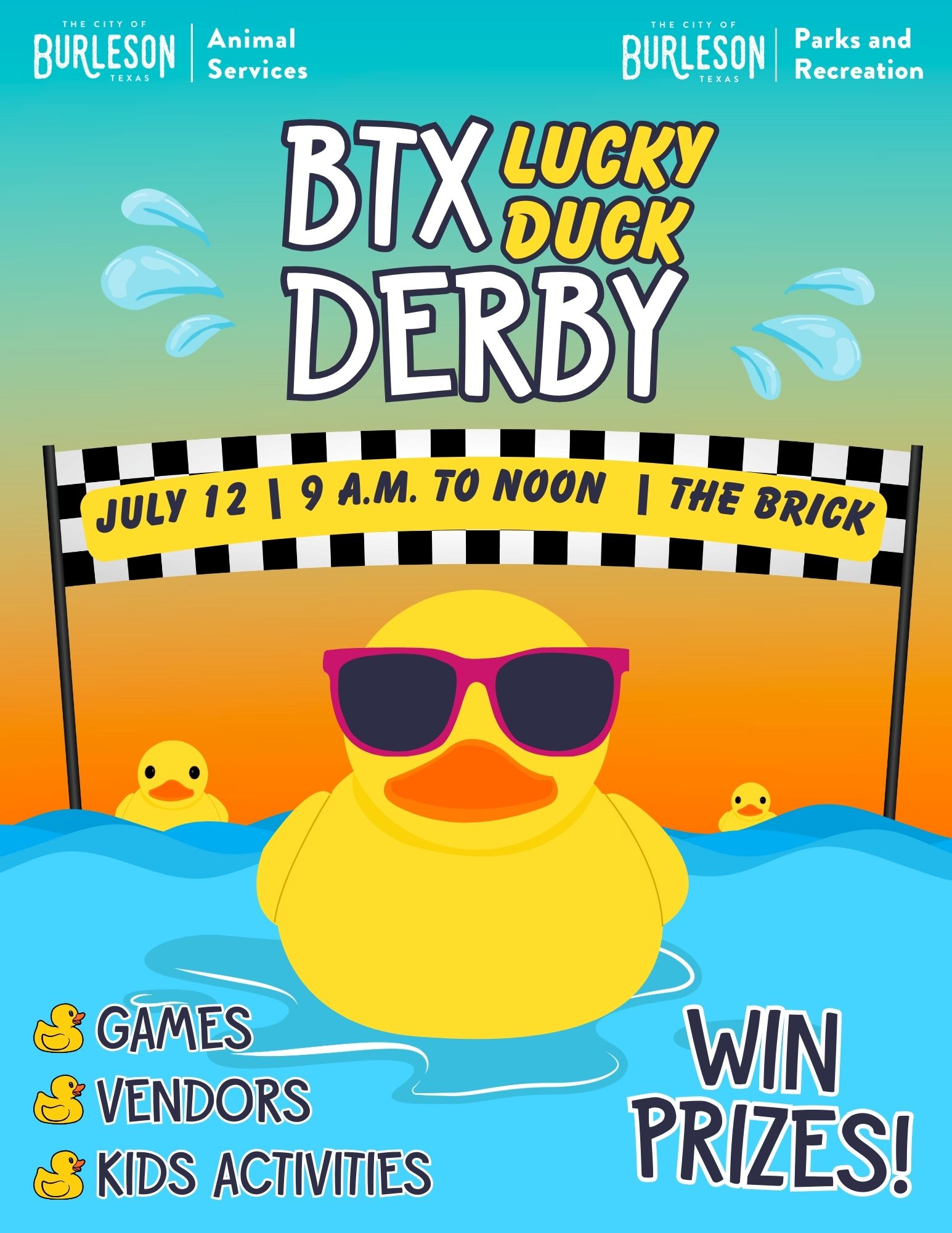 BTX Lucky Duck Derby Flyer 