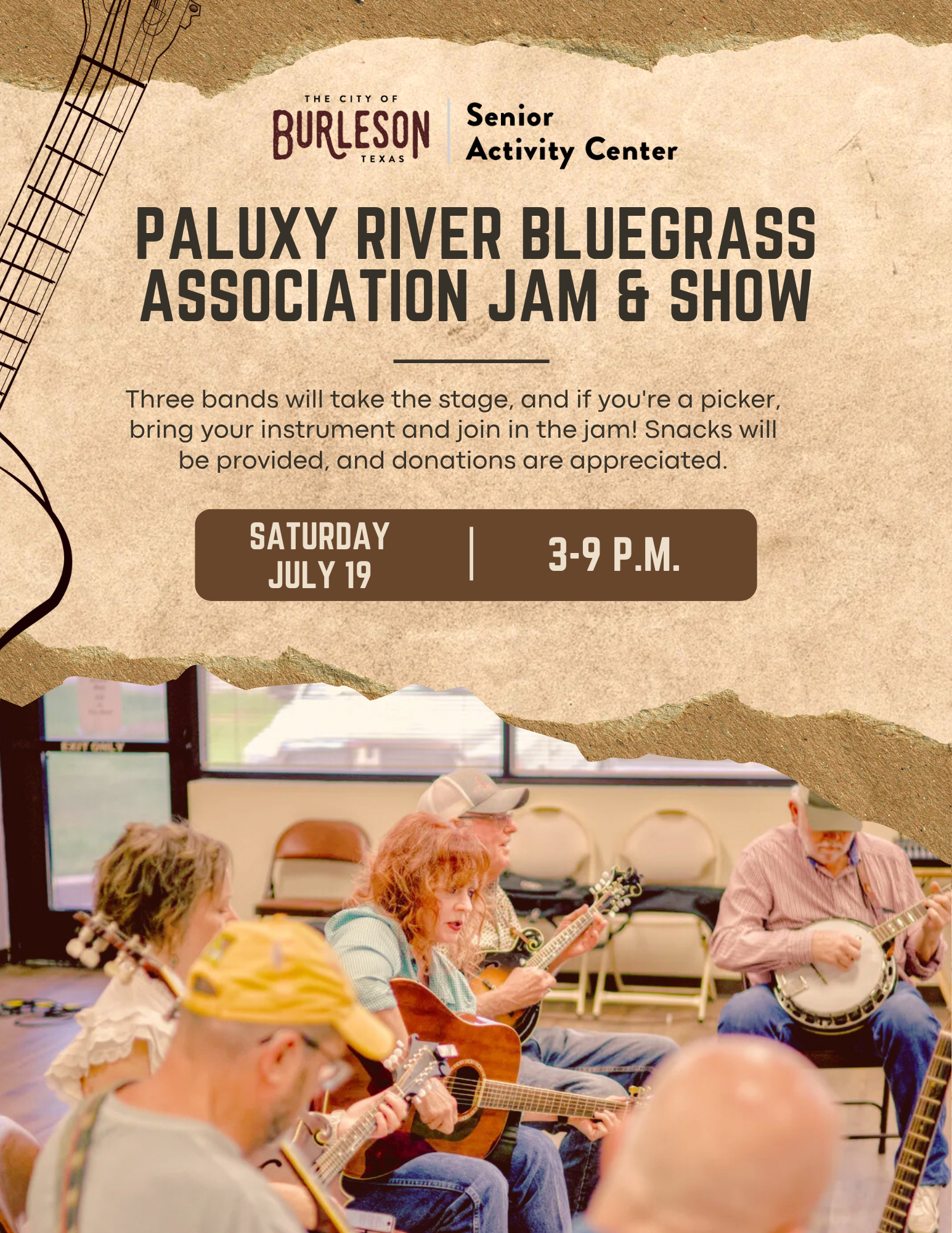 Paluxy River Bluegrass Association Flyer