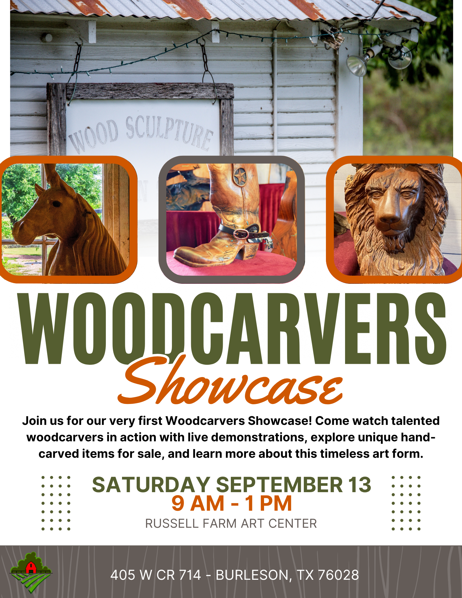 Woodcarvers Showcase Flyer