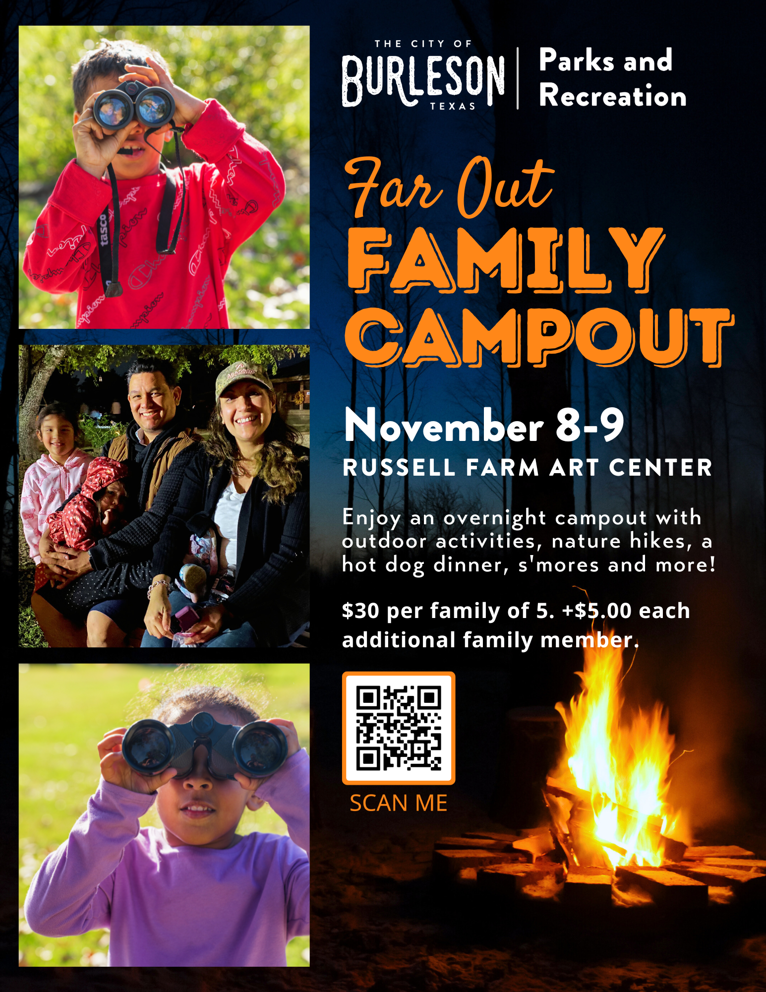 Far Out Family Campout 2025 Flyer