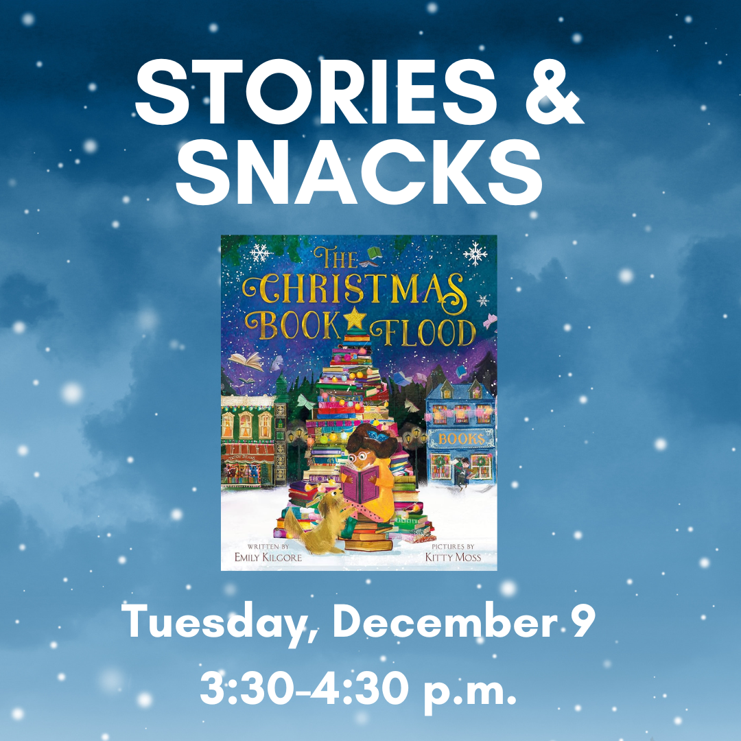 Stories and snacks christmas book flood