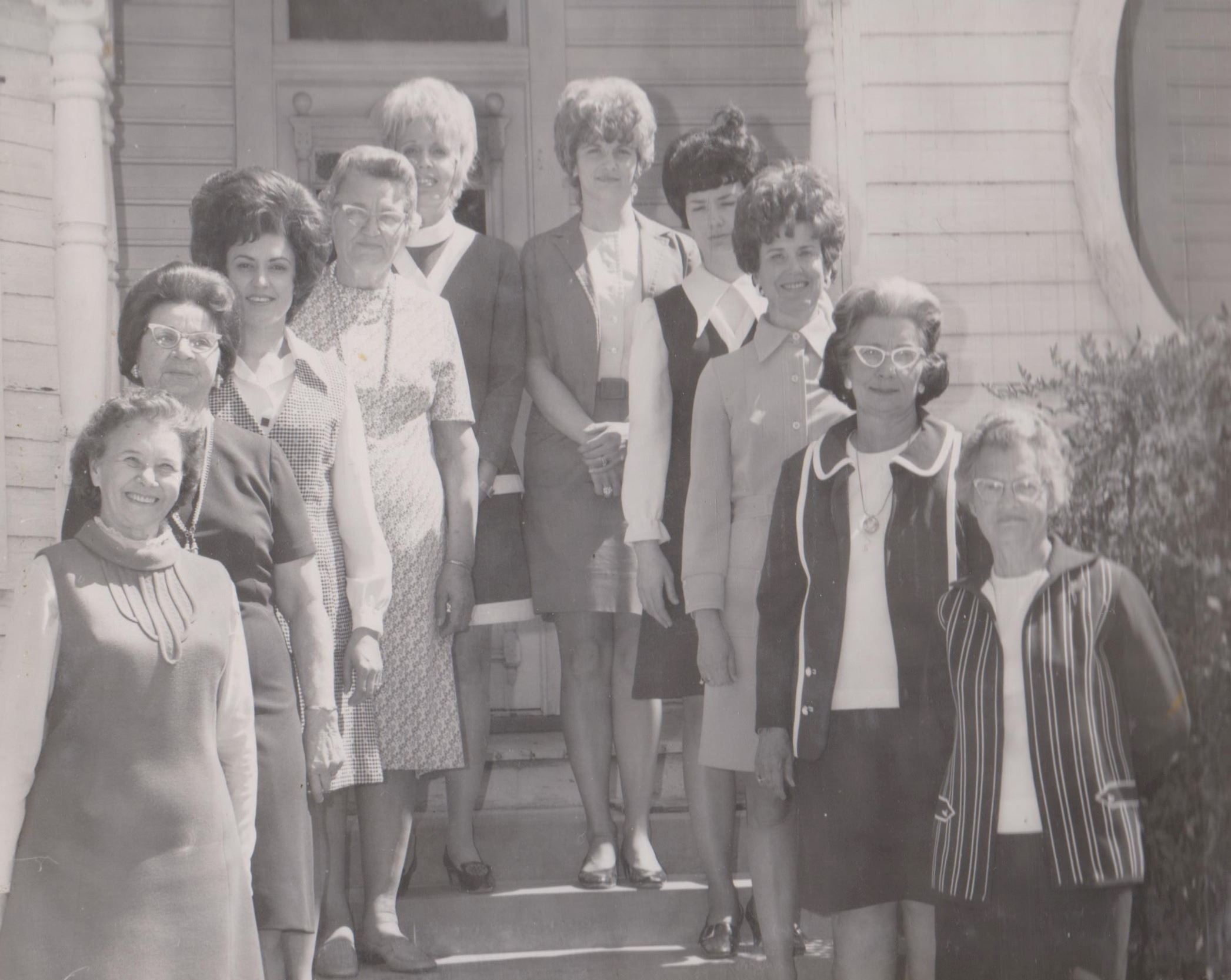 Eumathian Club on Renfro Clark porch